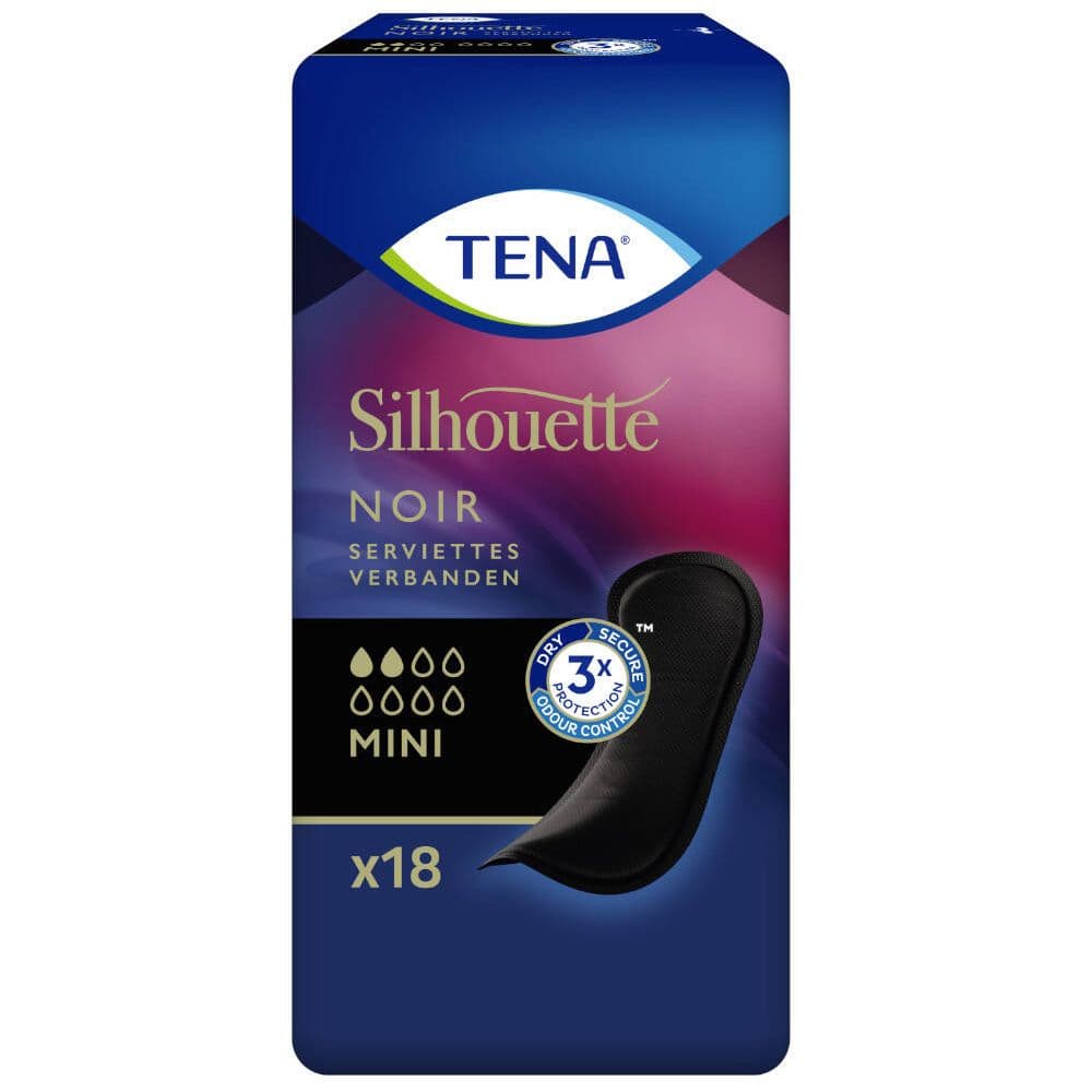 TENA Silhouette Mini Serviettes Noir 18 pc(s) Serviette hygienique view 2