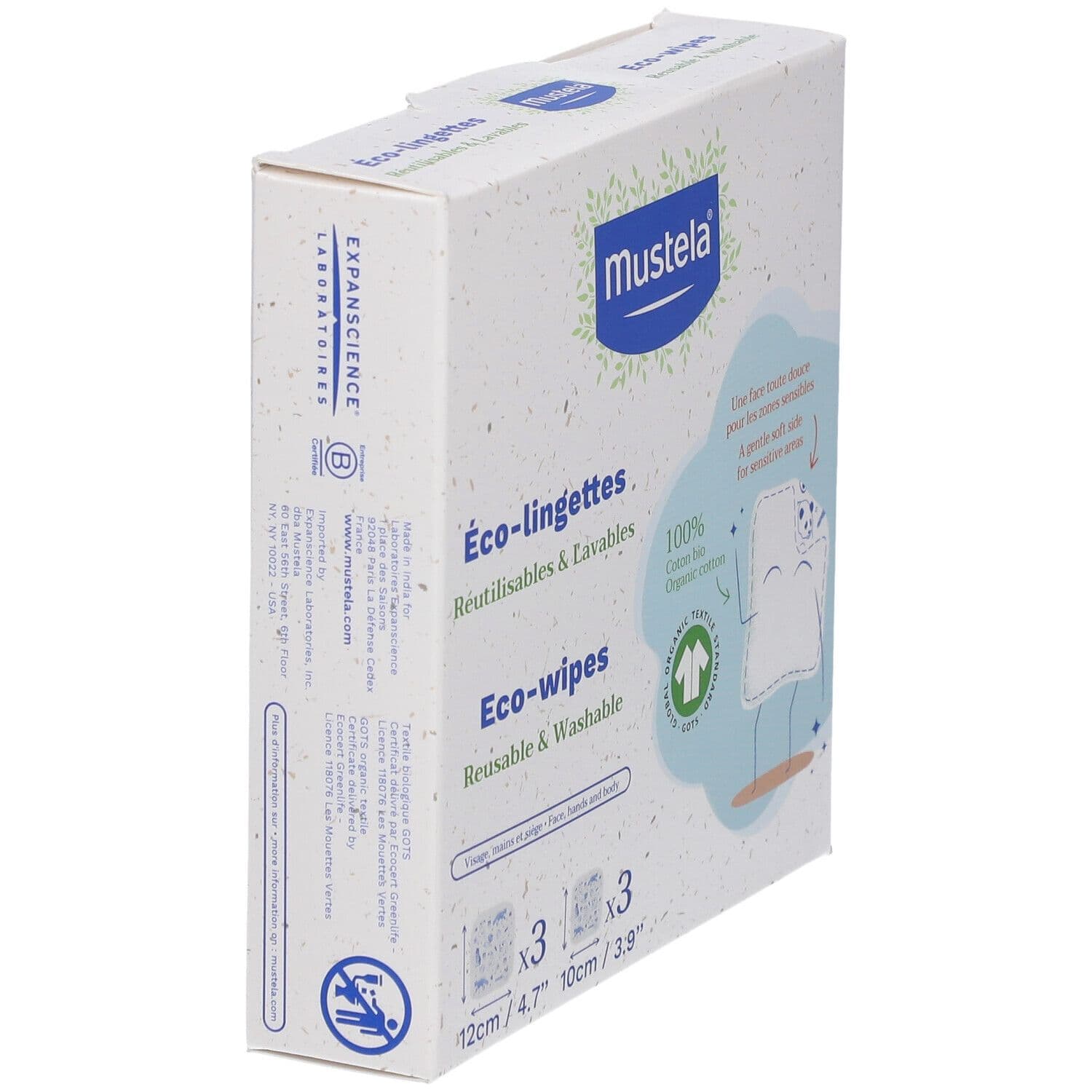 Mustela Éco-Lingettes 6 pc(s) Lingette(S) view 2