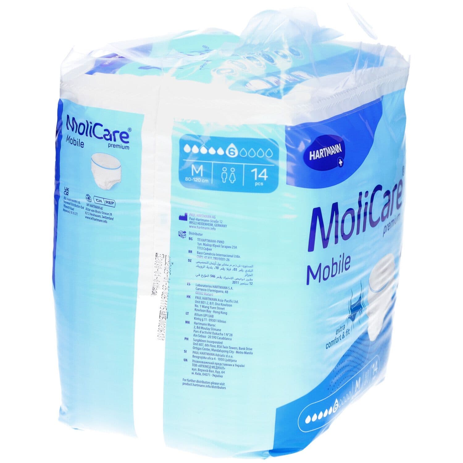 MoliCare® Premium Mobile 6 gouttes M 14 pc(s) Culotte D'Incontinence view 2