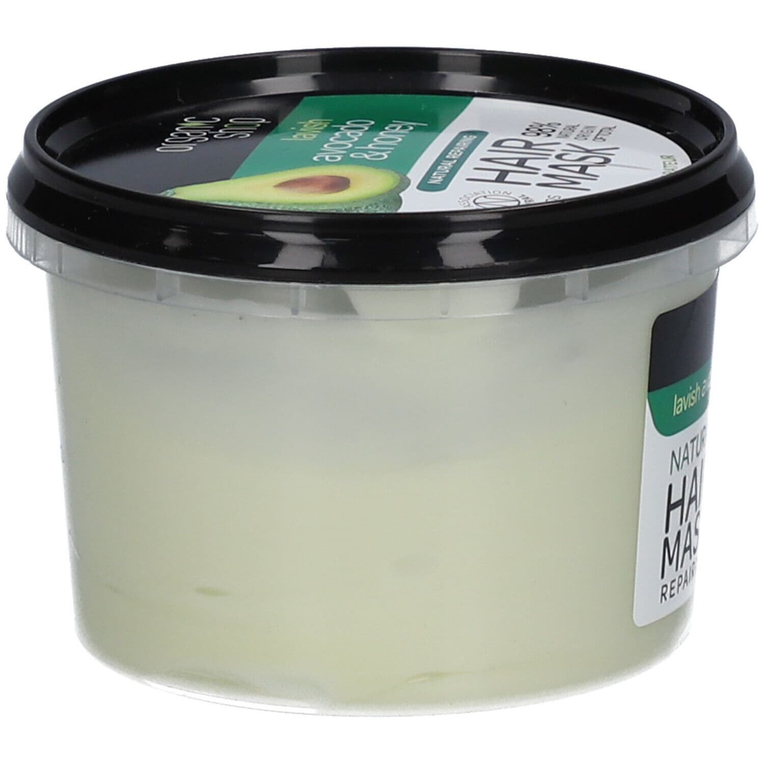 Organic Shop Masque Capillaire Réparateur Avocat & Miel 6,2x9,5x9,5 cm Masque view 2