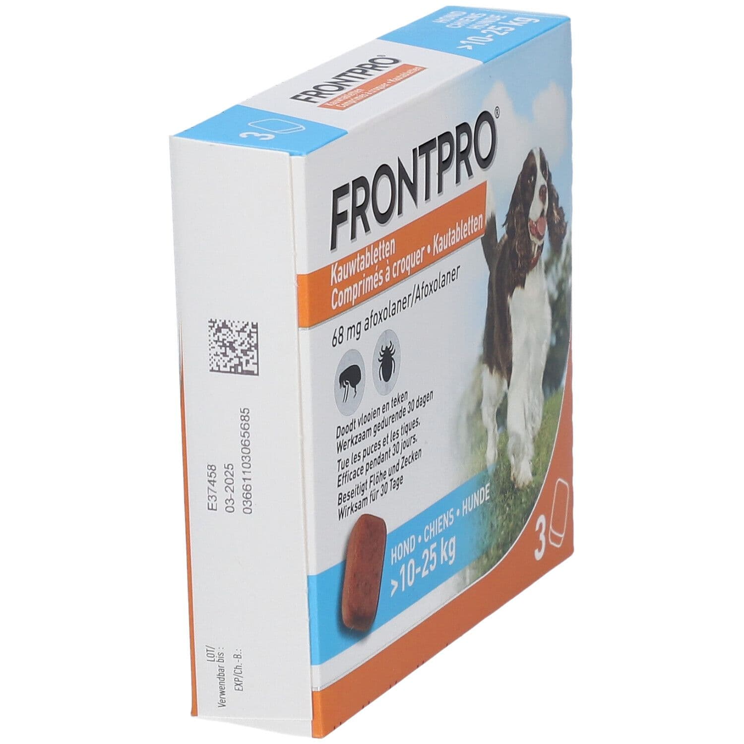 FRONTPRO® Comprimés à croquer Chien 10-25 kg 3 pc(s) Comprimé(S) À Croquer view 2