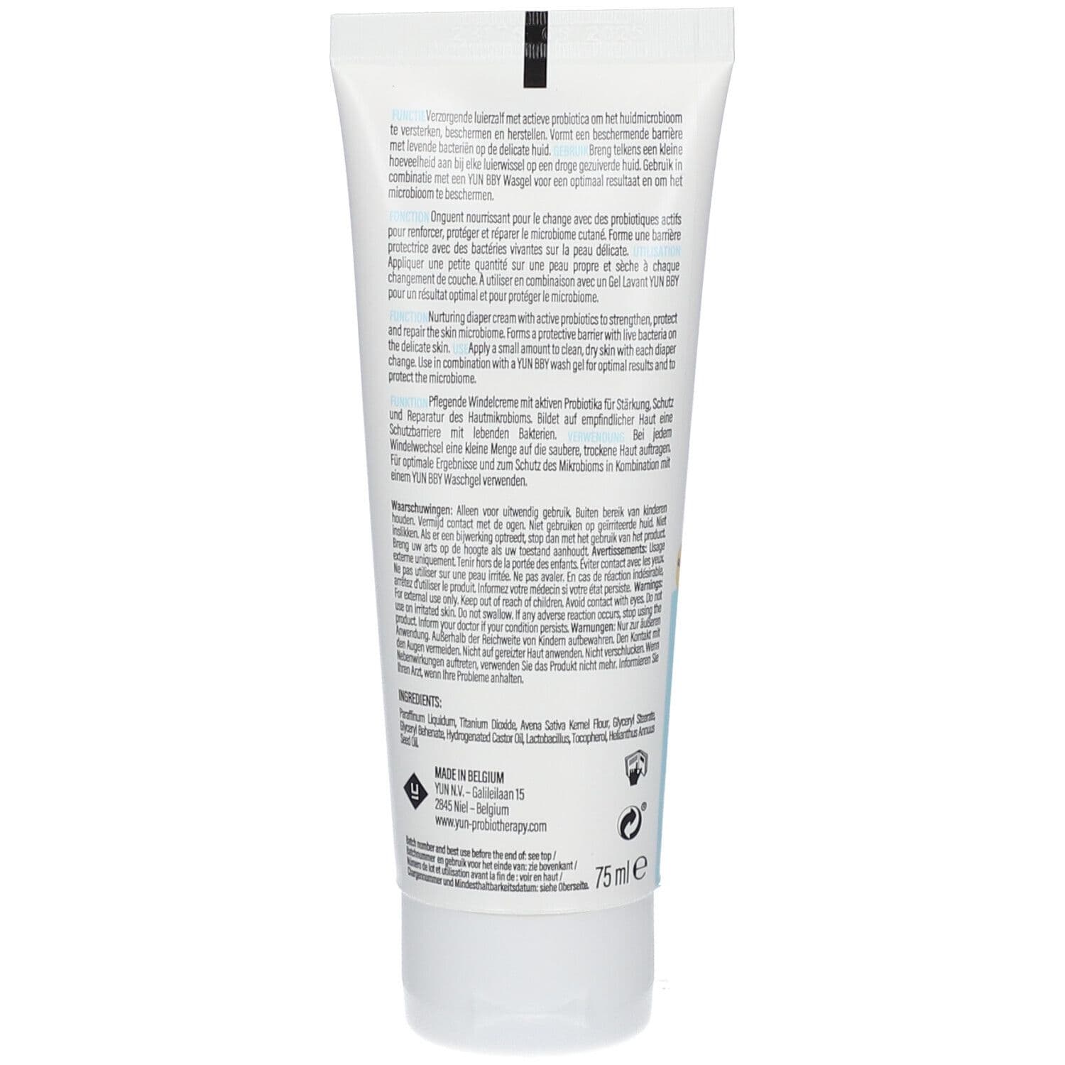 YUN BBY Diaper Onguent probiotique pour couches 75 ml Crème view 2