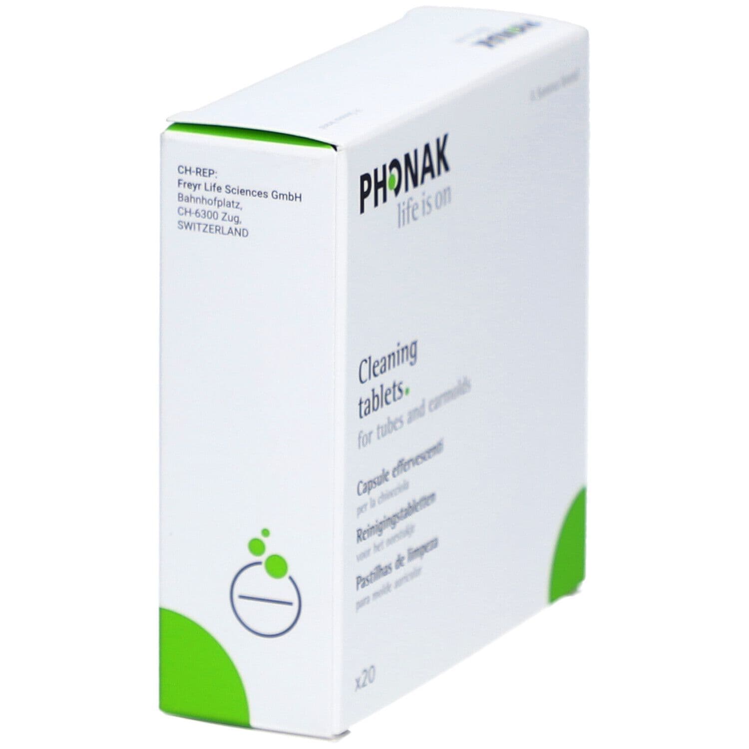 Phonak C&C Clean-Tab 20 pc(s) Comprimé(S) view 2