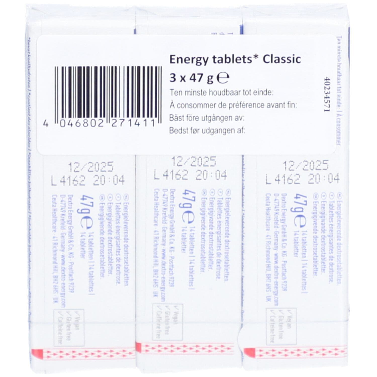 Dextro Energy Classic 3x47 g Tablet view 2