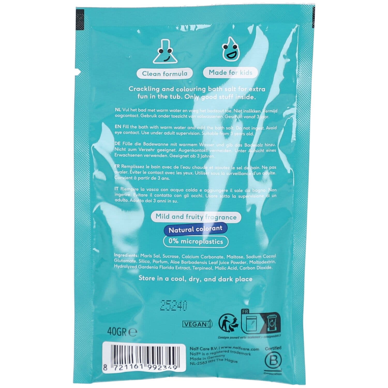 Naîf Kids Bath Salt 40 g Sel De Bain view 2