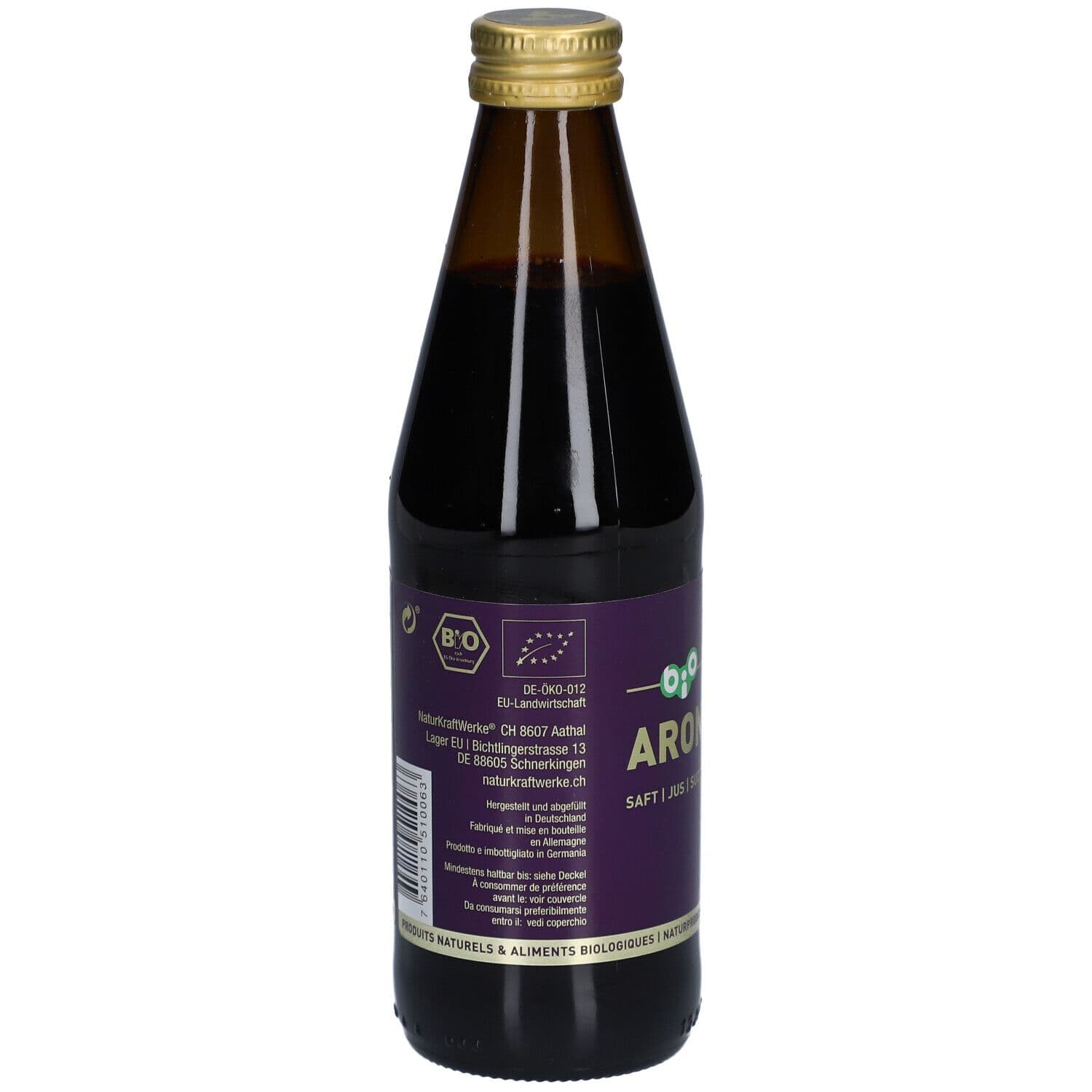 NATURKRAFTWERKE Jus d'Aronia Bio 330 ml Liquide view 2