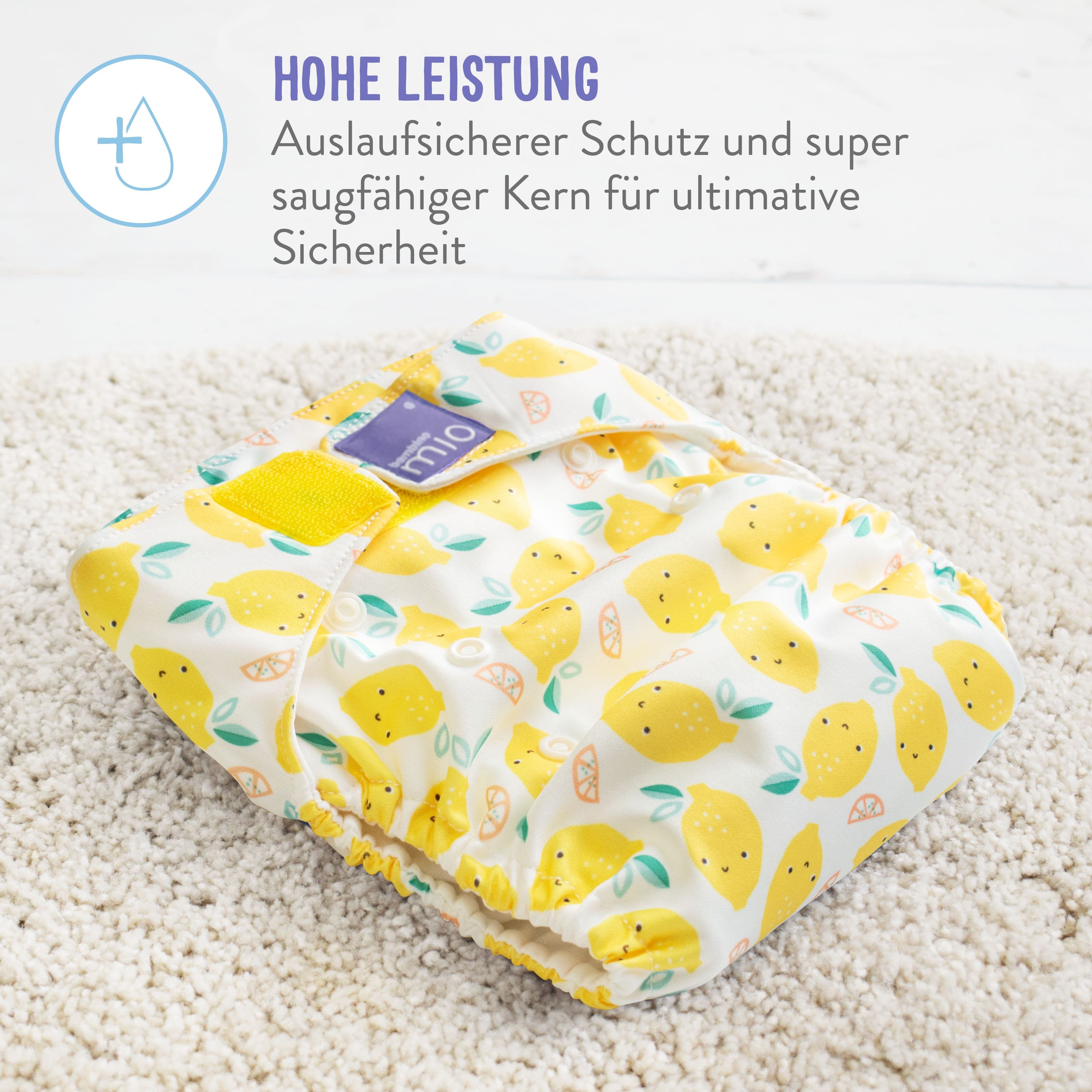 Bambino Mio Miosolo classic All-in-One Couche-culotte en tissu Fraise rafraîchissante 1 pc(s) Couches view 2