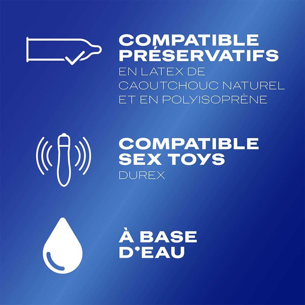 Durex Gel Lubrifiant Sexuel Sensitive - Lubrifiant intime à base d'eau - 50ml 50 ml Lubrifiant(S) view 2