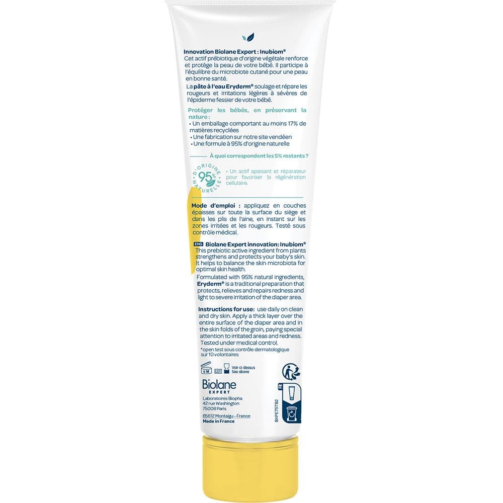 Biolane Expert - Eryderm - Pâte à l'Eau - Irritations - 75ml 75 ml Pâte view 2
