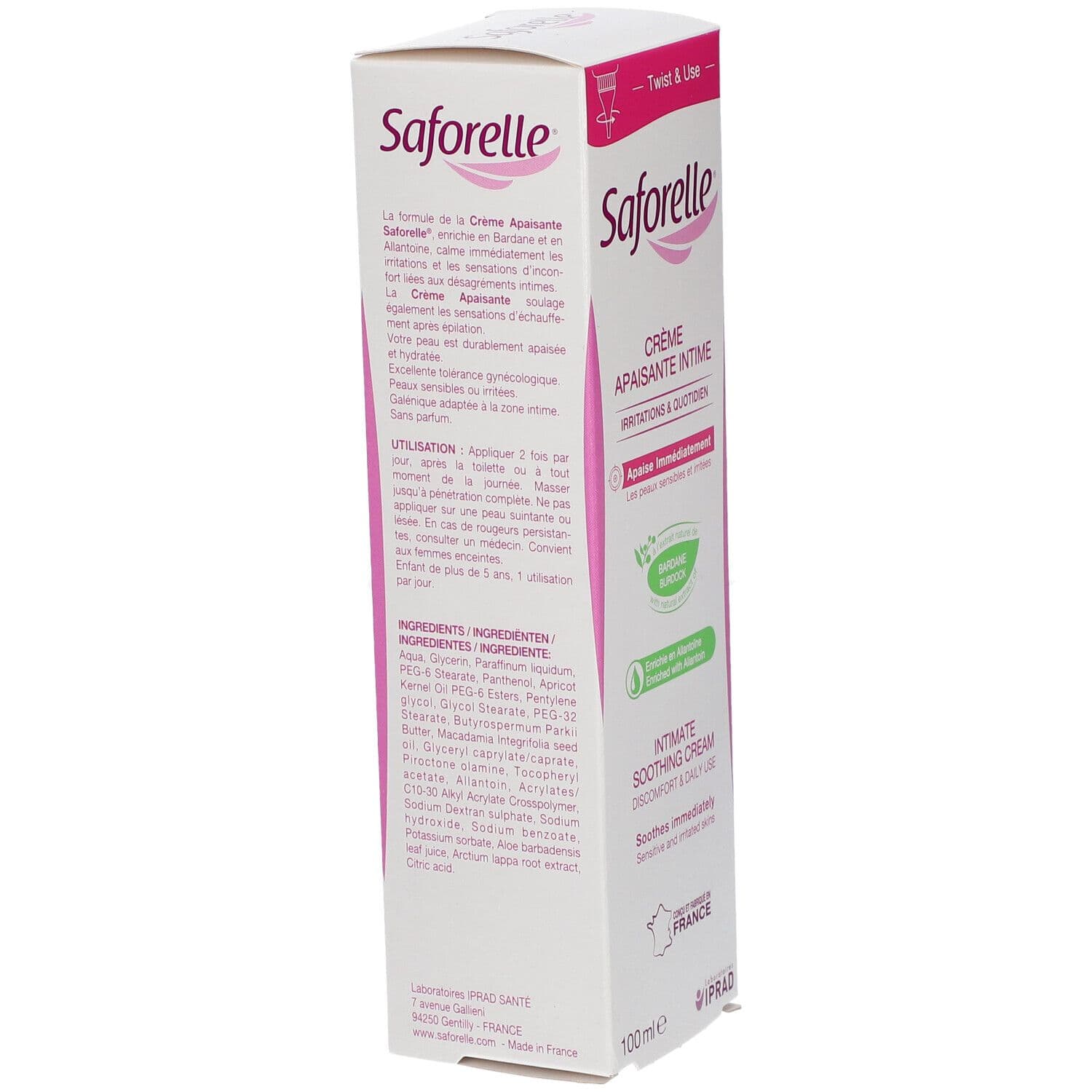 Saforelle® Crème Apaisante Intime 100 ml Crème view 2