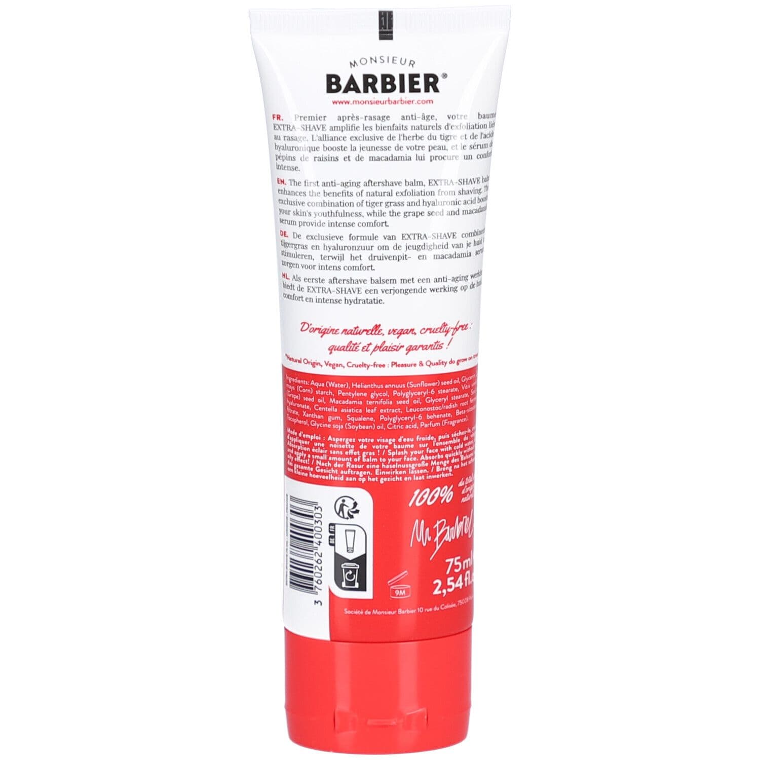 Monsieur Barbier Après-rasage anti-âge - EXTRA SHAVE 75 ml Baume view 2
