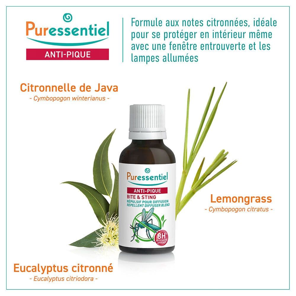 Puressentiel Anti-pique Répulsif pour Diffusion 30 ml Huile view 2