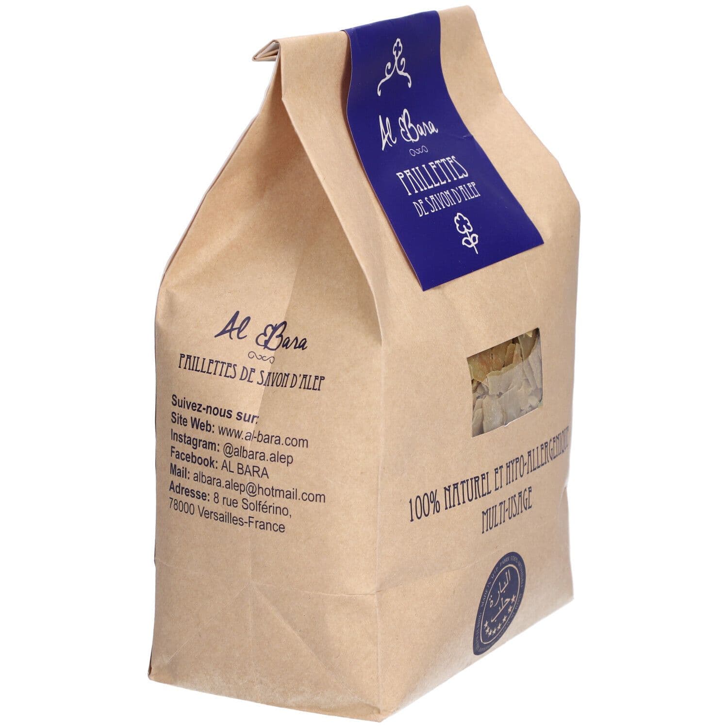 AL BARA PAILLETTES DE SAVON D'ALEP 1000 g Savon view 2