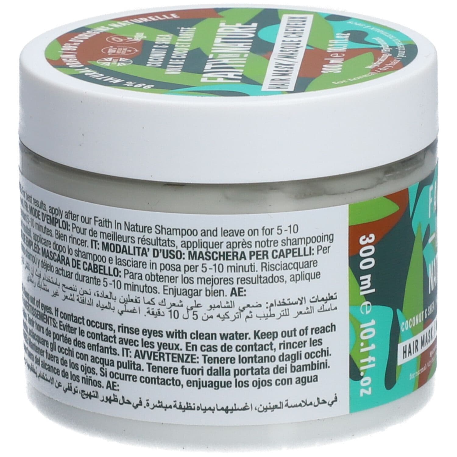 Faith In Nature Masque Cheveux Hydratant 300 ml Crème view 2