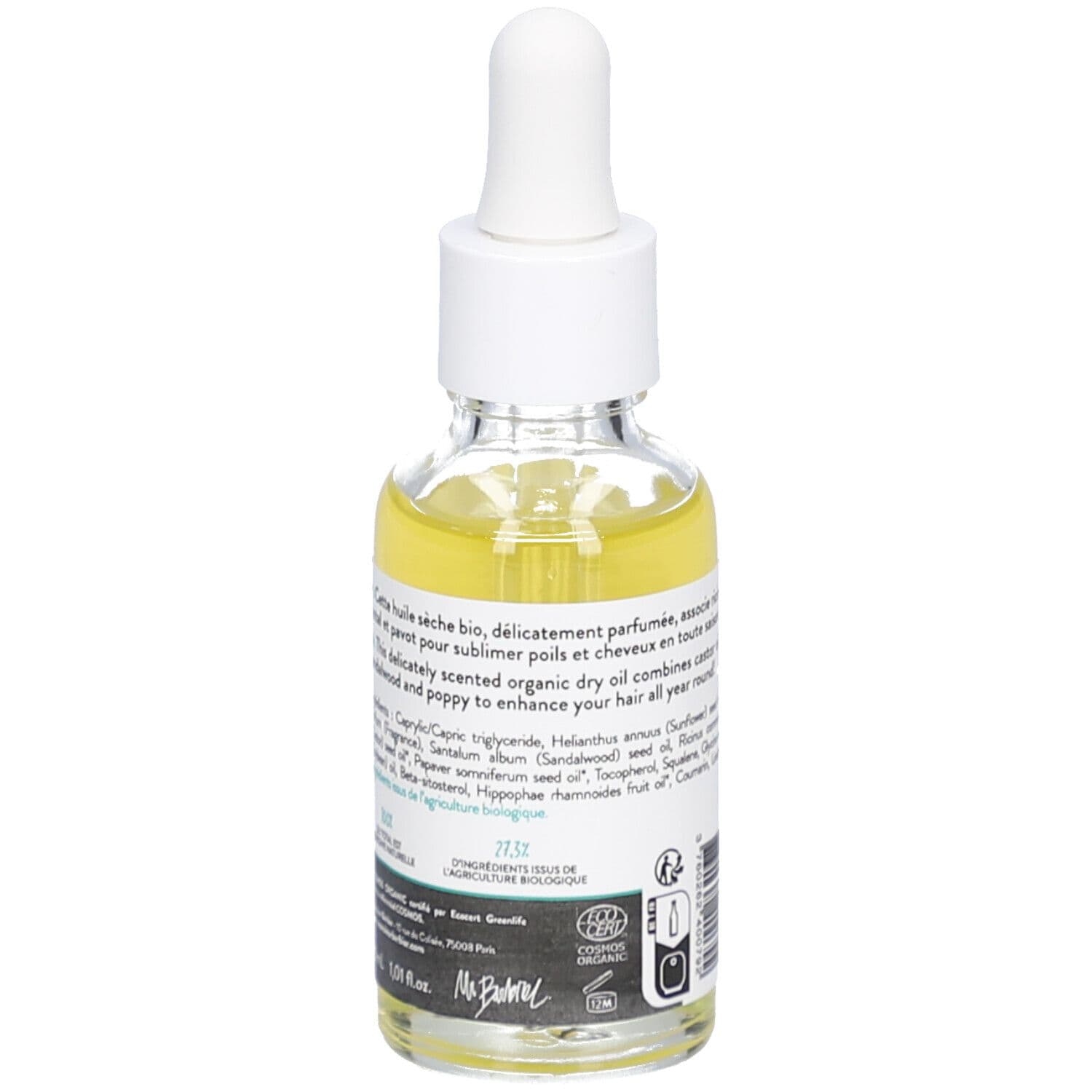 Monsieur Barbier Huile sèche certifiée BIO Barbe & Cheveux - FULL CARE BLACK EDITION 30 ml Huile view 2