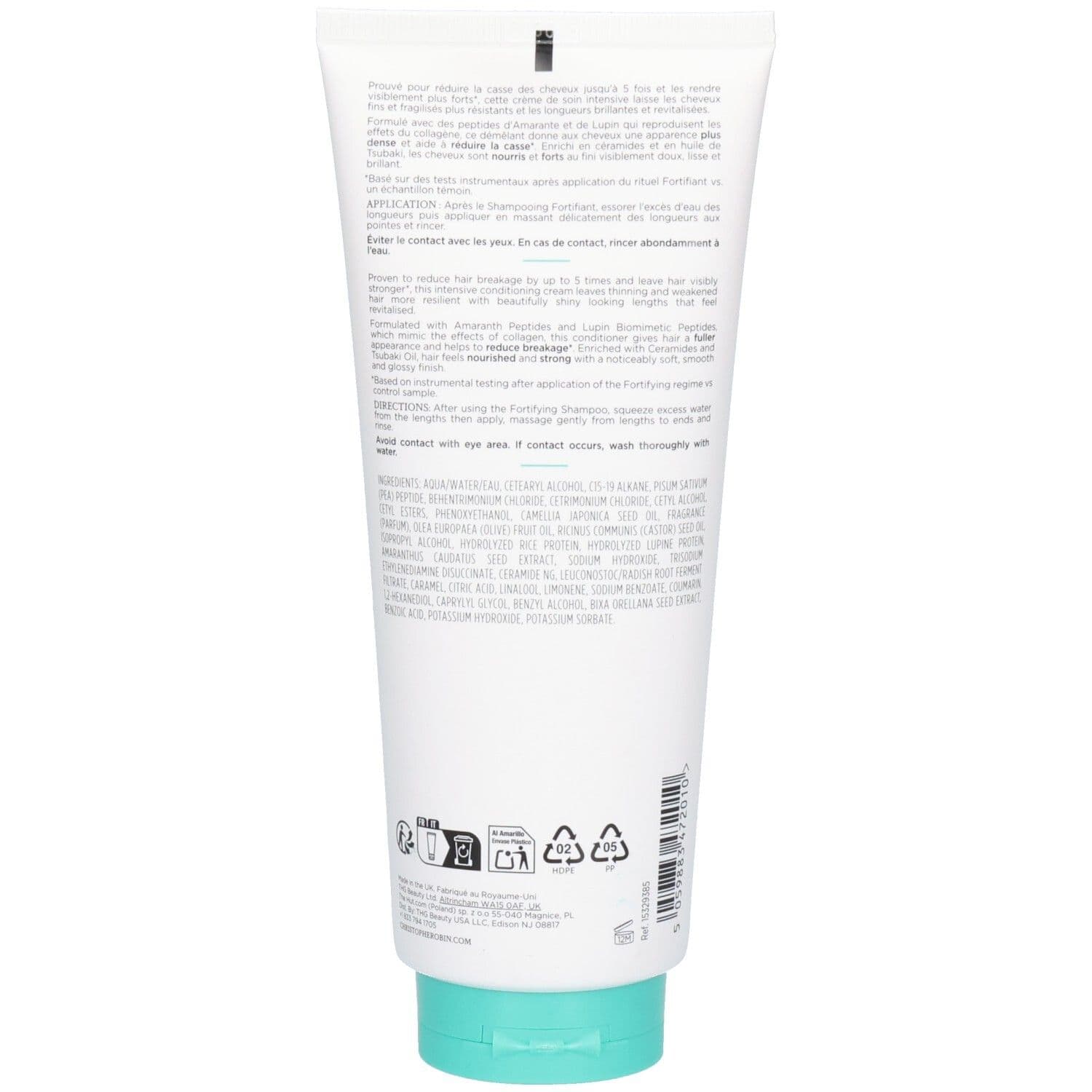Christophe Robin Démêlant Fortifiant aux Peptides d'Amarante 200 ml Après-Shampooing(S) view 2