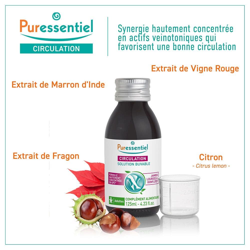 Puressentiel Solution Buvable Circulation 125 ml Solution Orale view 2