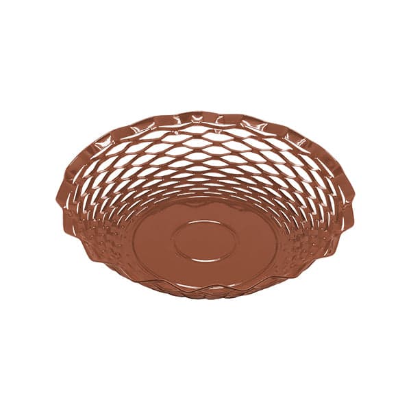 Corbeille ronde Vintage 24,5 cm cuivre  Roger Orfèvre