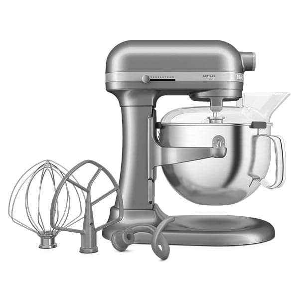 Robot pâtissier multifonction Artisan à bol relevable 5,6 L gris argent 5KSM60SPXECU  Kitchenaid