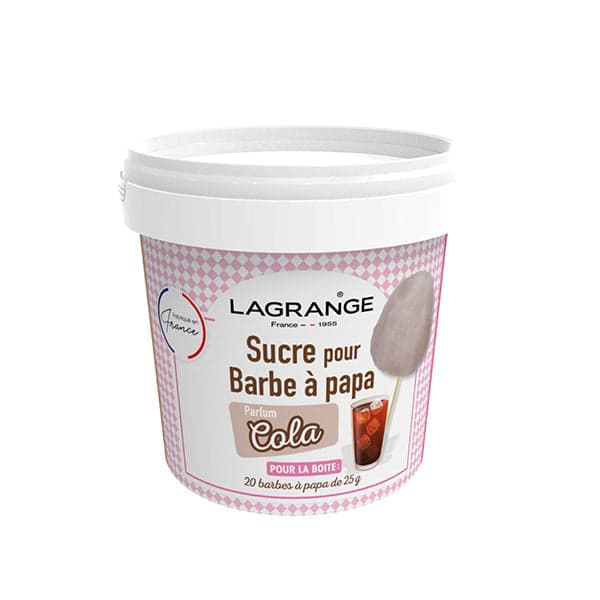 Sucre à barbe à papa Cola 500 g 380009 Lagrange