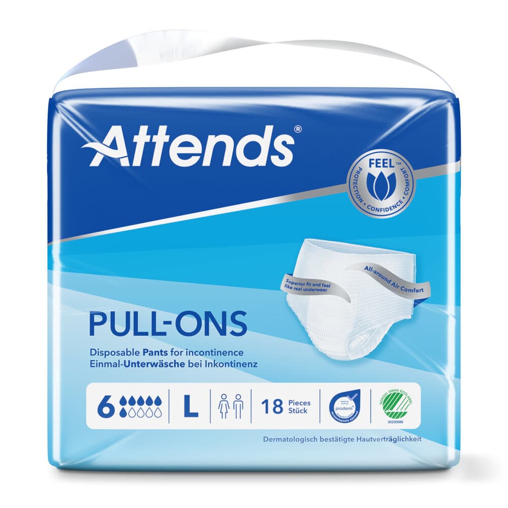 Attends Pull-ons 6 taille L 18 pièces
