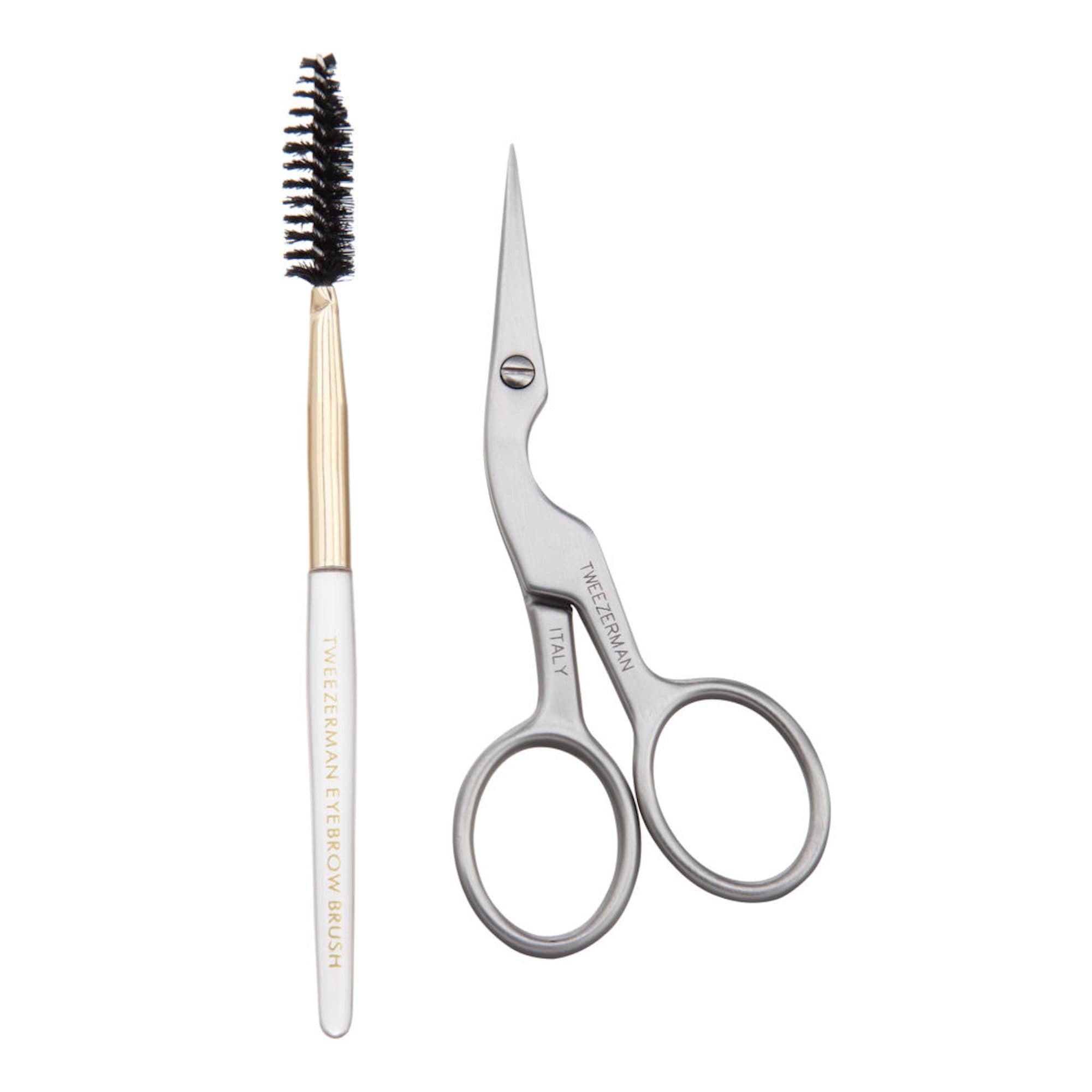 Tweezerman Ciseaux à sourcils avec brosse 1 pièce