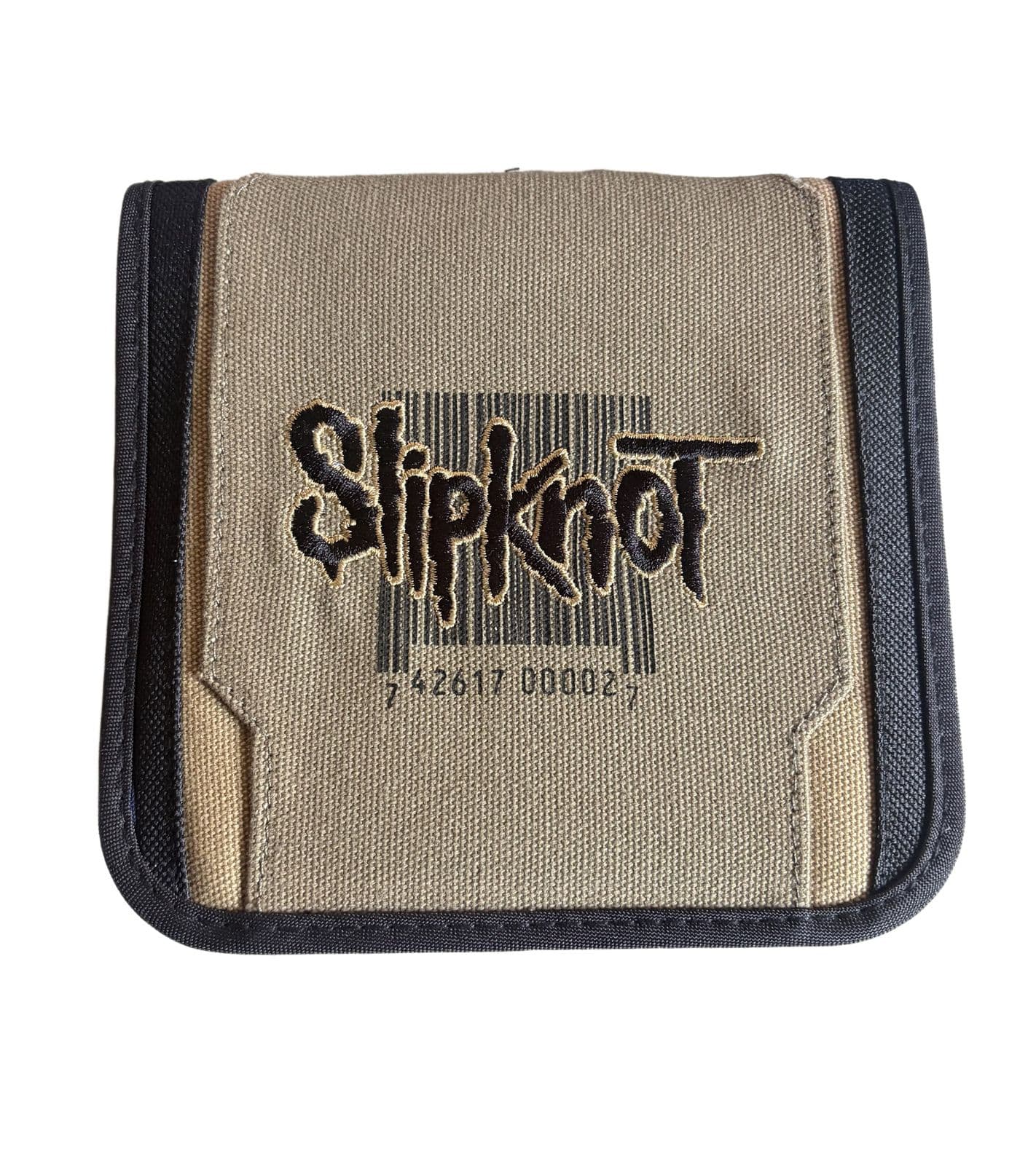 Boîtier CD Slipknot pour 24 CD, pochette CD, CD collector groupe métal, protection CD, noir/beige