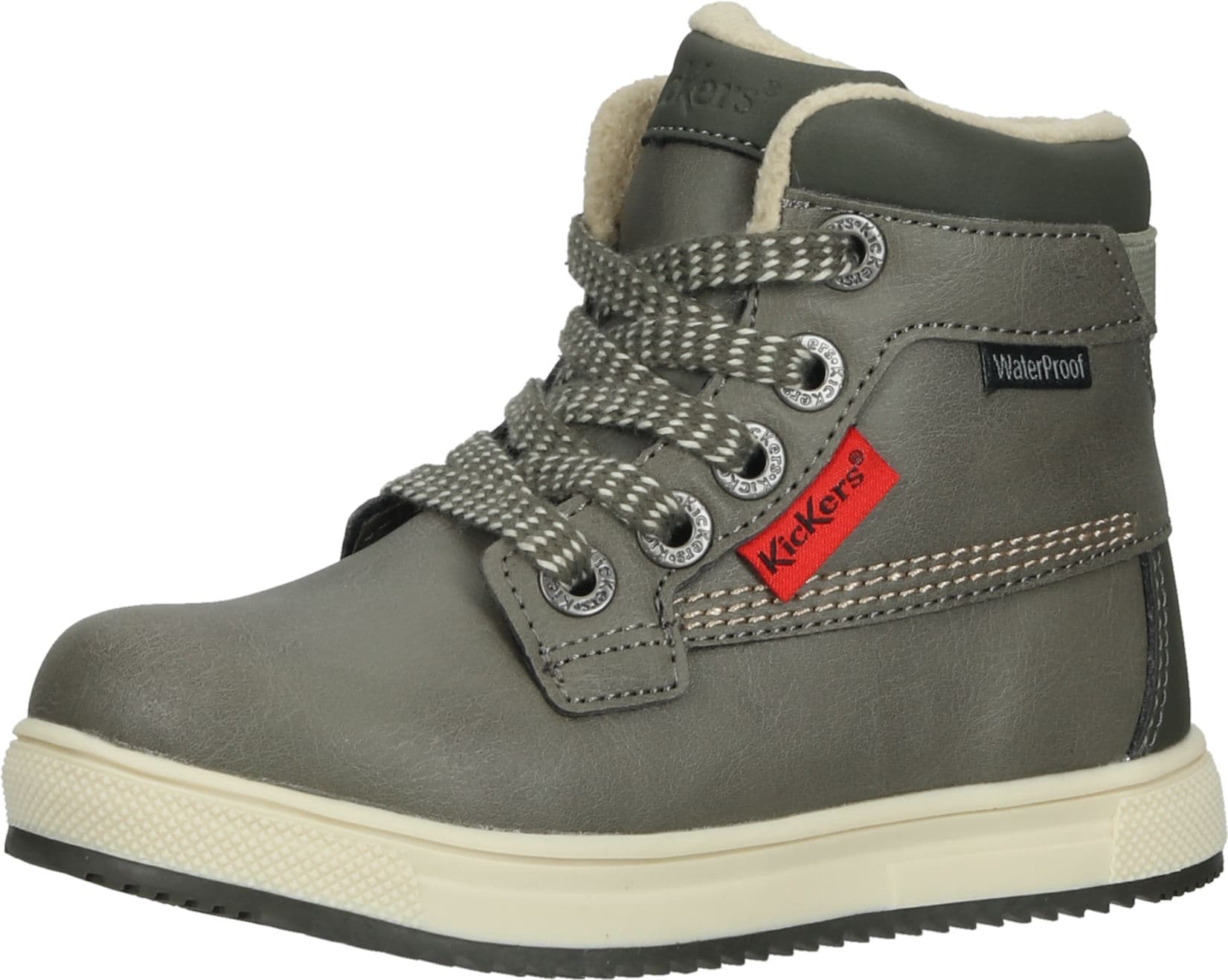 Bottines Kickers polyvalentes, chaussures à lacets pour garçons 736803-30 20 Vert