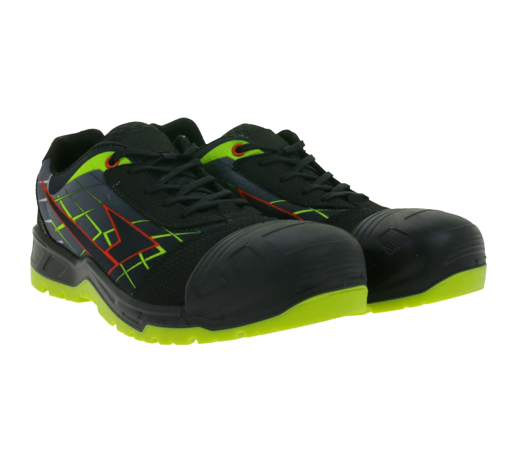 Chaussures de sécurité GARSPORT Jocker 1 S1p pour homme et femme, technologie de protection intégrale, coloris noir/jaune, référence MGDS1100005