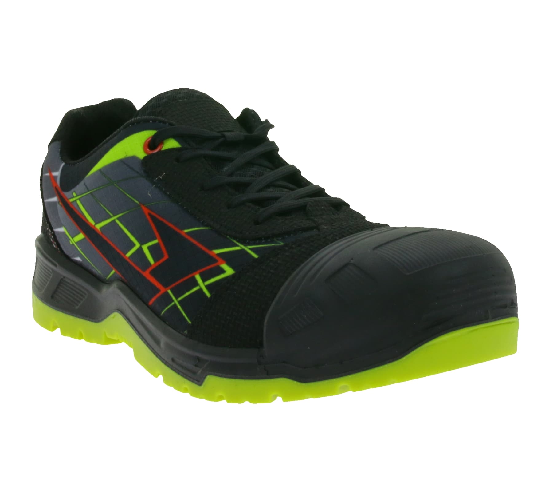 Chaussures de sécurité GARSPORT Jocker 1 S1p pour homme et femme, technologie de protection intégrale, coloris noir/jaune, référence MGDS1100005 view 2