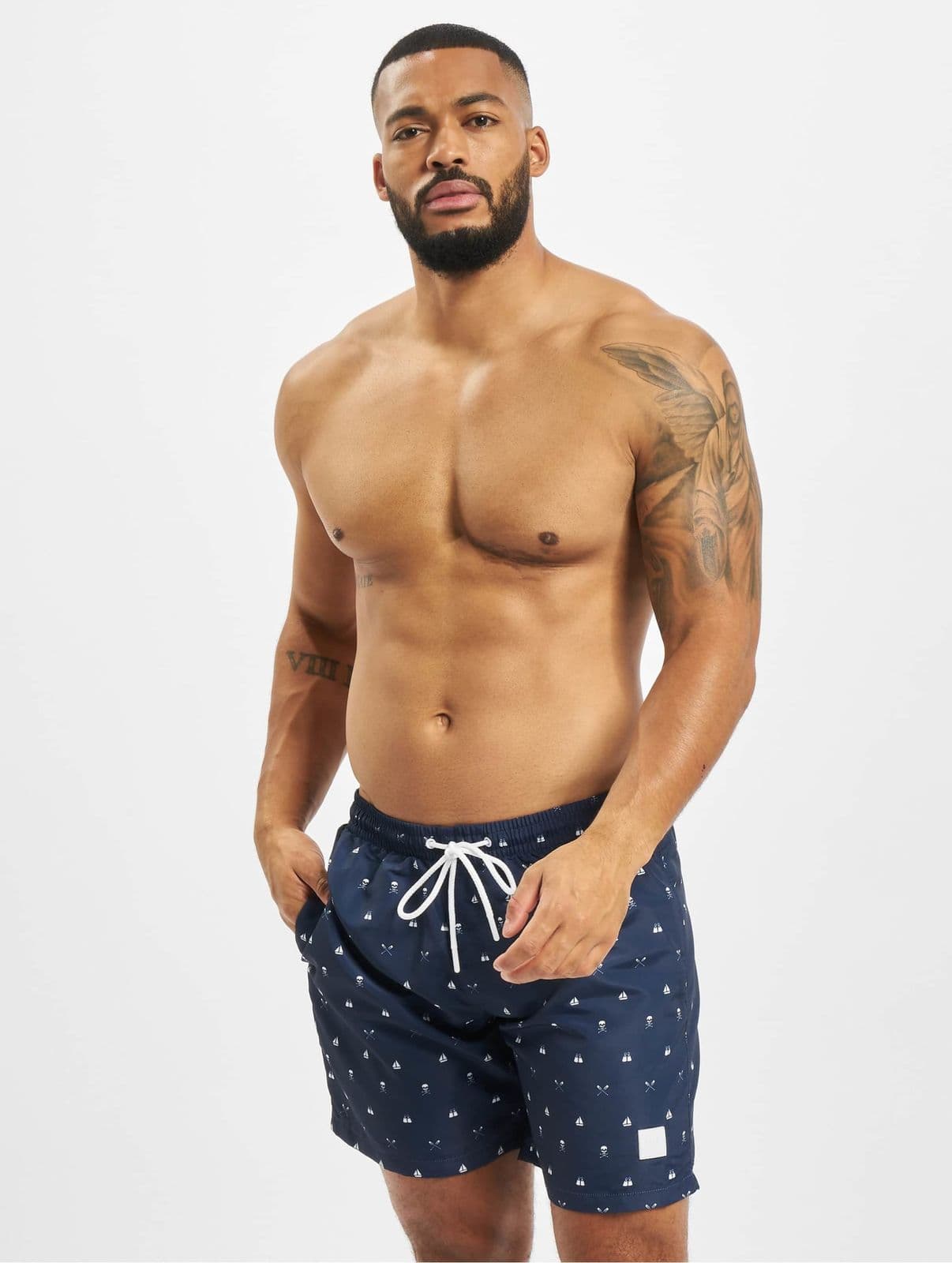 Short homme Summer Urban Classics 100 g/m² bleu marine