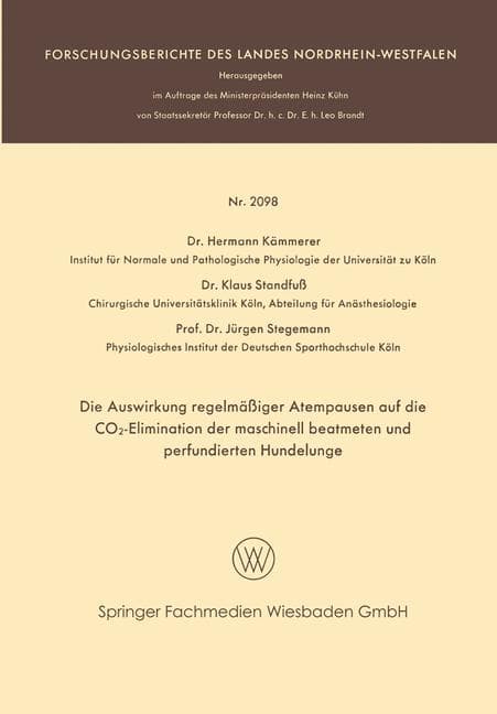 Die Auswirkung regelmäßiger Atempausen auf die CO2-Elimination der maschinell beatmeten und perfundi
