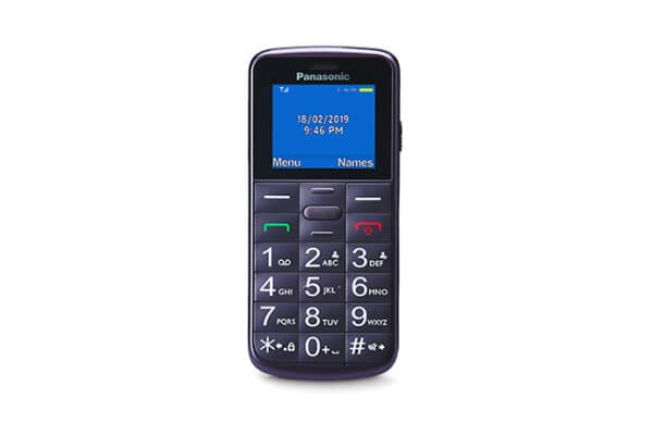 KX-TU110EXC - Téléphone pour seniors, bleu