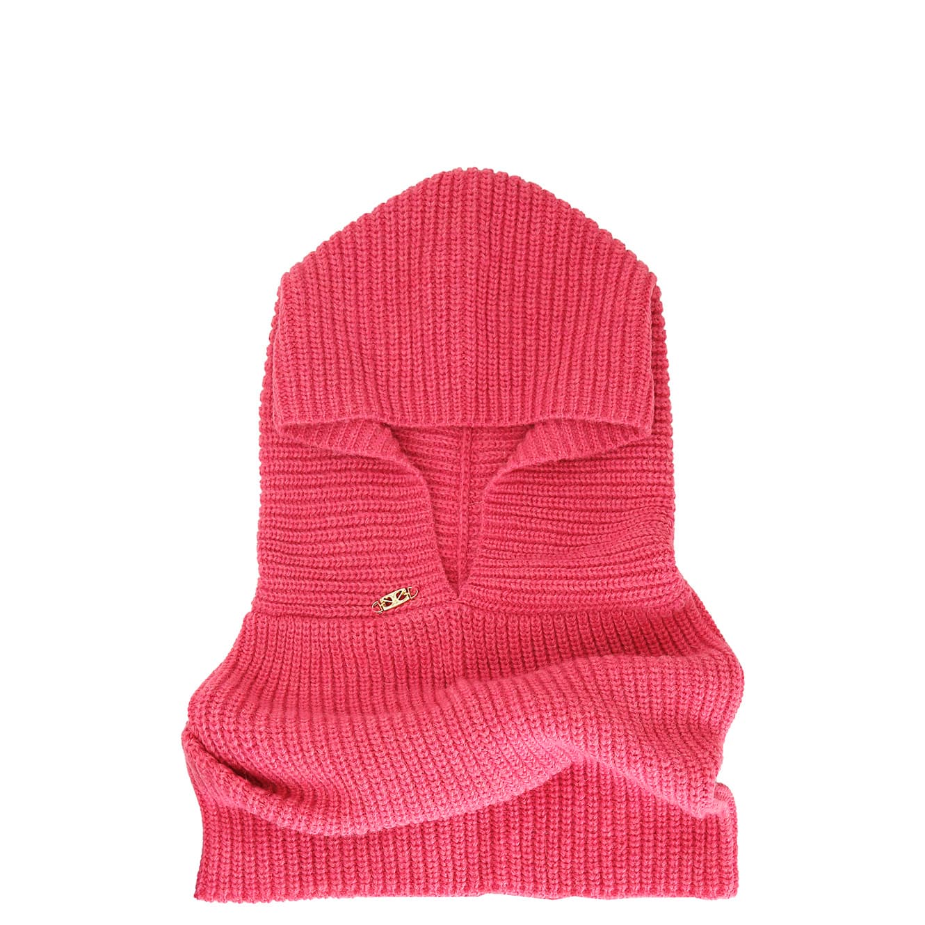 cagoule tricotée hot pink taglia unica