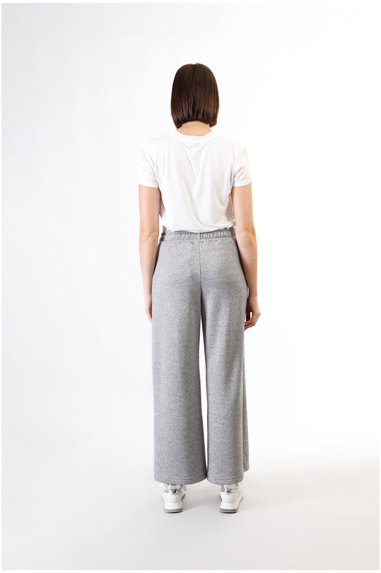 pantalon palazzo au toucher chaud silver xl view 2