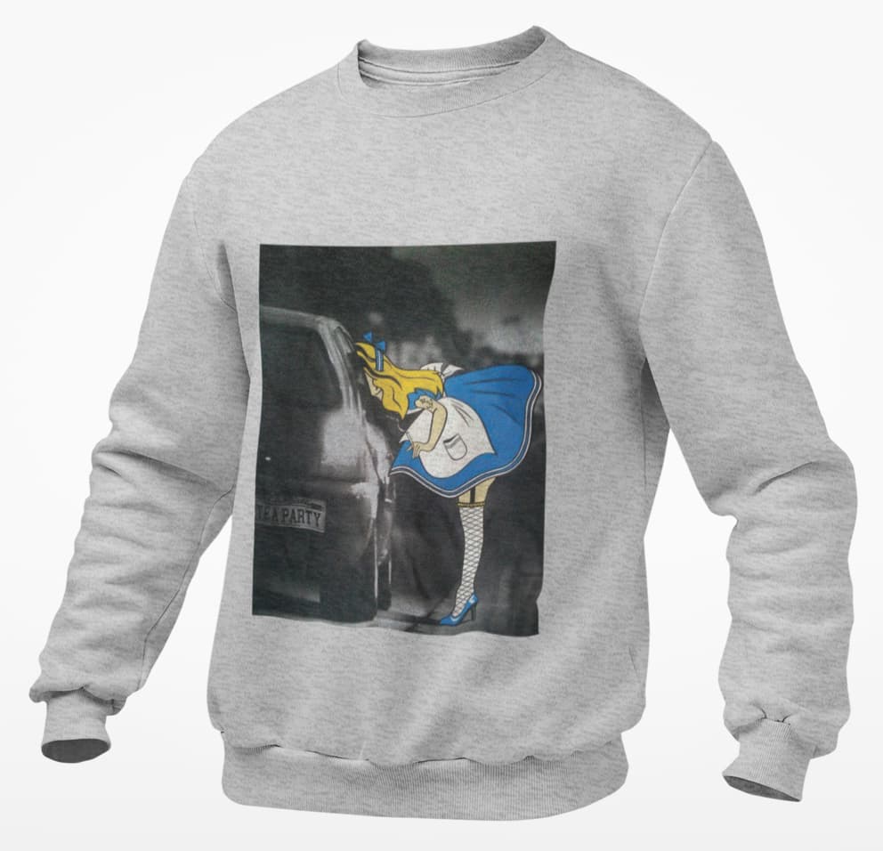Sweat Alice - H - S - Gris