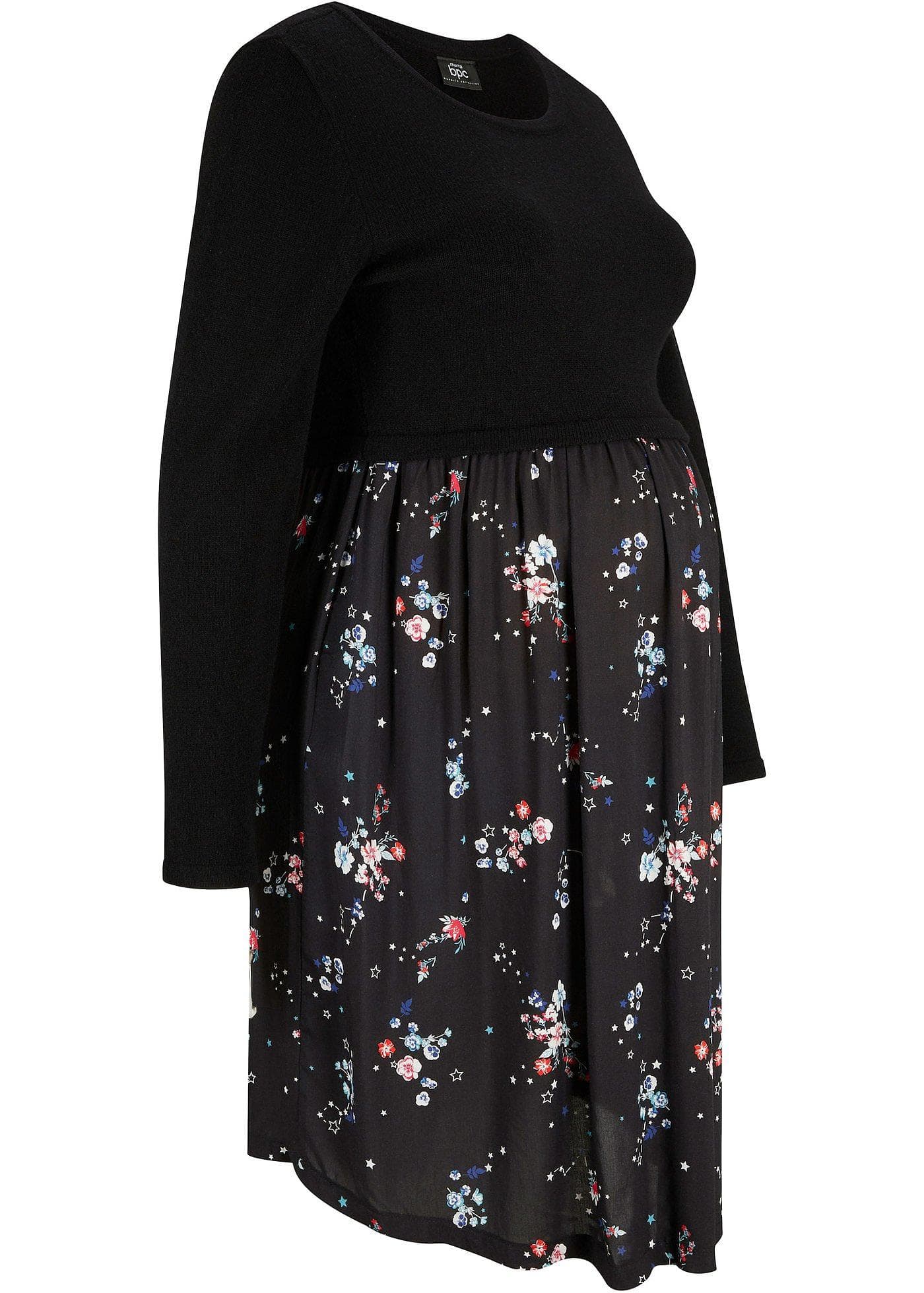 Robe de grossesse en maille et viscose