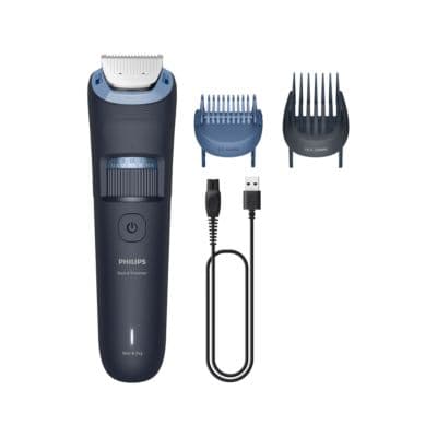 Philips Beard Trimmer 3000 Series - Tondeuse à barbe avec lames 100 % métal - BT3665/15