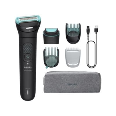 Philips Body Groomer 7000 Series - Tête flexible 2D, système de coupe/rasage double - BG7470/15