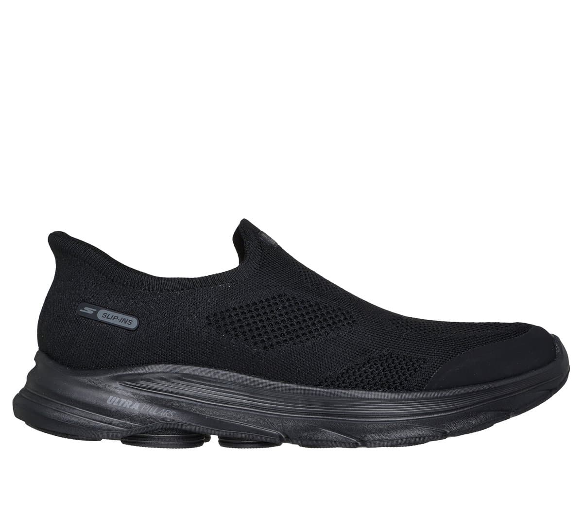 Skechers Slip-ins: GO WALK 8 - Pelayo Moyen Width en Noir, Pointure 39.5, Vegan, Lavable en machine