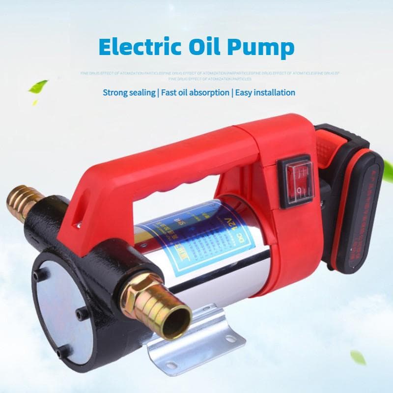 Machine de pompage d'huile rechargeable domestique Pompe à huile électrique industrielle portative auto-amorçante Pompe à diesel