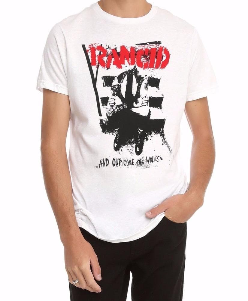 T-shirt Rancid ...AND OUT COME THE WOLVES NOUVEAU 100% Authentique & sous Licence T-shirt Unisexe cm