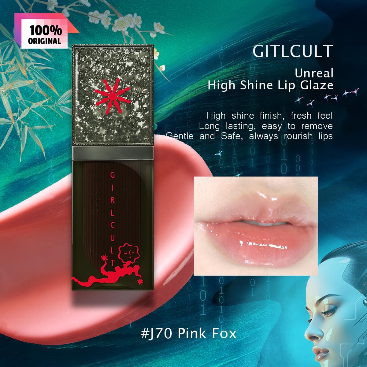 Girlcult Unreal High Shine Gloss à Lèvres 3.5g/0.12oz (4 options de couleurs)