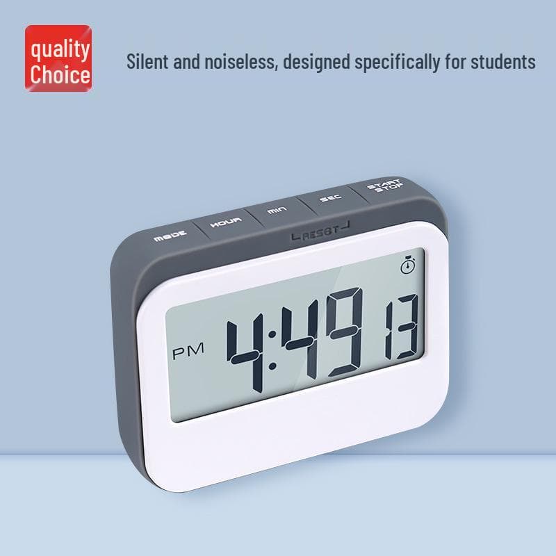 Minuteur vibrant silencieux et réveil pour les examens: Chronomètre et compte à rebours doubles pour une gestion efficace du temps