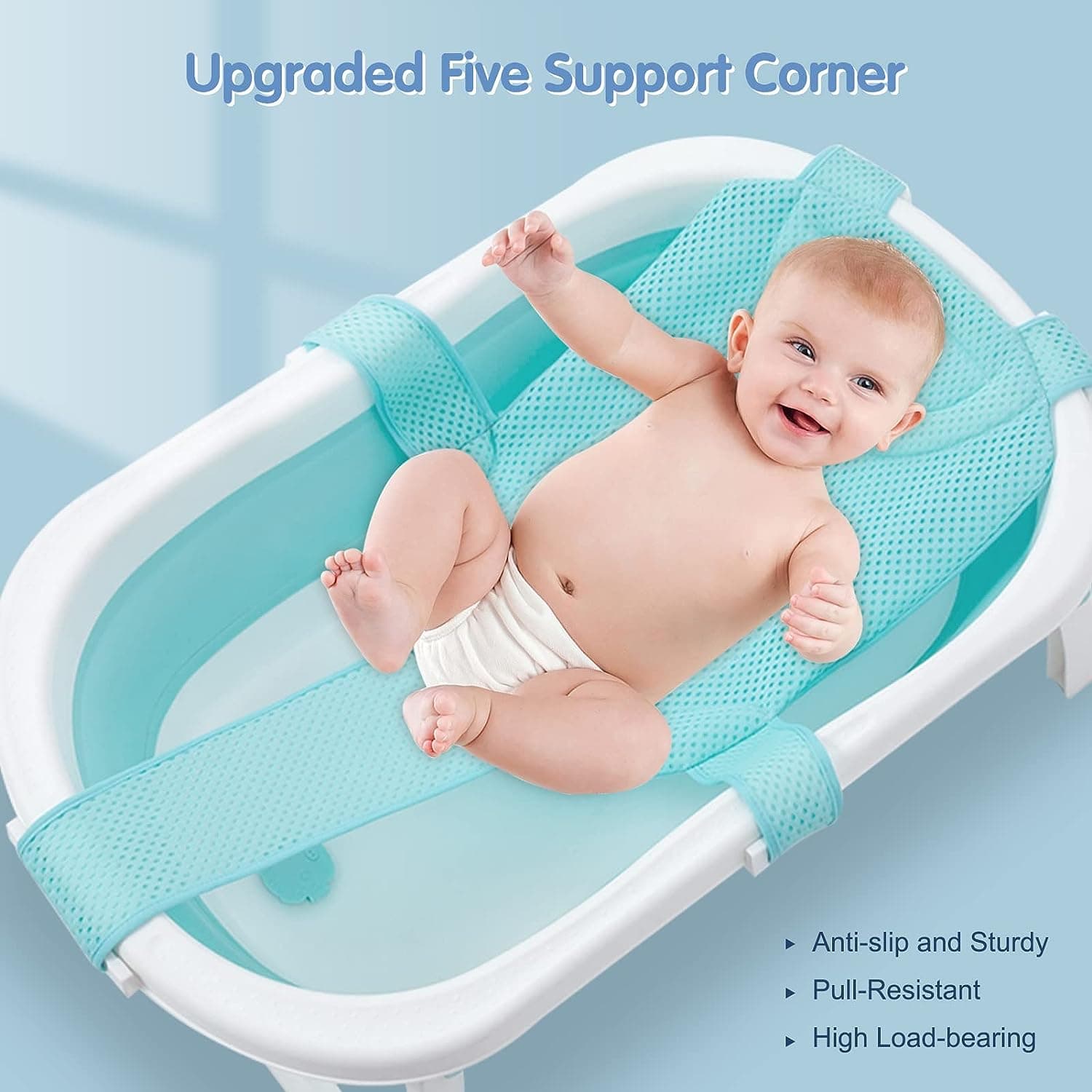 Coussin de bain pour bébé, tapis de baignoire pour nouveau-né, filet de soutien de bain pour bébé, oreiller de baignoire pour bébé, siège de