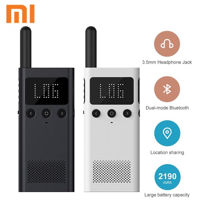 Xiaomi Mijia – walkie-talkie intelligent 1S, avec haut-parleur Radio FM, contrôle par application de téléphone intelligent, Bluetooth, partage de