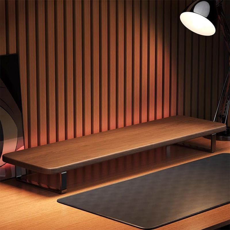 Organisateur de bureau et support d'écran avec plateau pour clavier