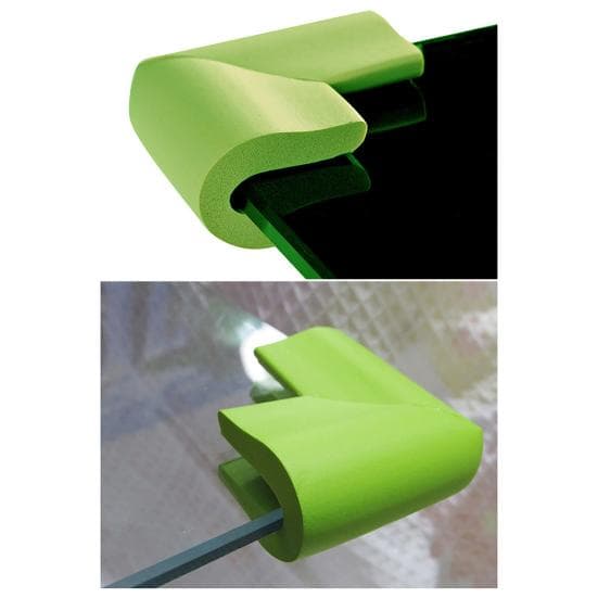 Protection d'angle en forme de U en caoutchouc NBR sûr, protection d'arête de bureau, protection d'angle pour table d'appoint rectangulaire ou