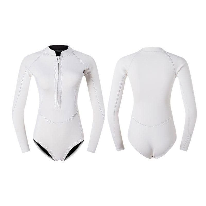 Combinaison de plongée 2 mm Combinaison de plongée pour femmes Maillot de bain une pièce Surf Snorkeling Plongée profonde Protection solaire