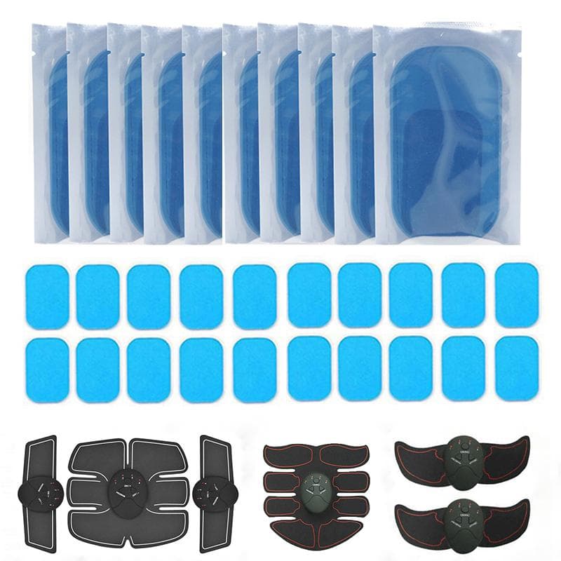 Coussinets de Gel pour EMS, entraîneur ABS pour hanches et abdominaux, perte de poids, stimulateur musculaire, masseur de remplacement, Patch de Gel
